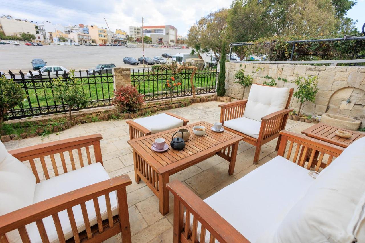 Electra Modern Apartment With Cozy Garden Heraklion Exteriör bild