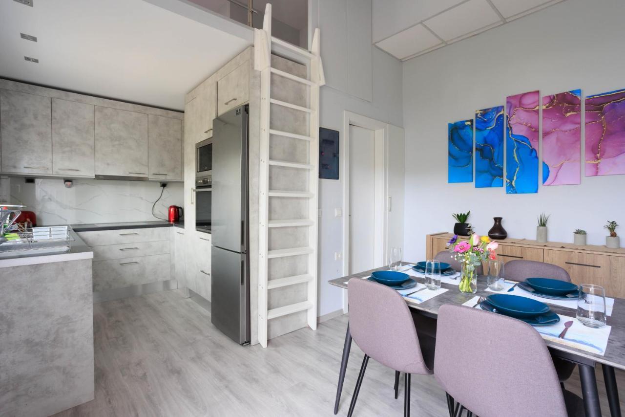 Electra Modern Apartment With Cozy Garden Heraklion Exteriör bild
