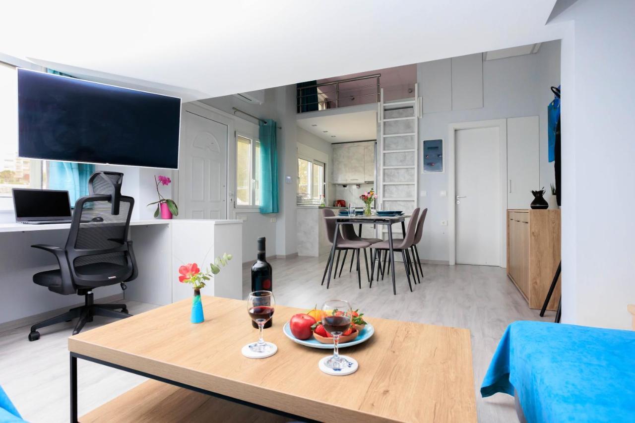Electra Modern Apartment With Cozy Garden Heraklion Exteriör bild