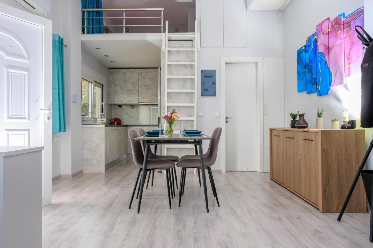 Electra Modern Apartment With Cozy Garden Heraklion Exteriör bild